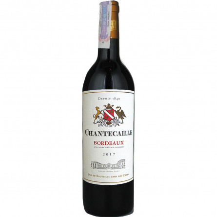 Вино GVG Chantecaille Bordeaux Rouge червоне сухе 12% 0,75л slide 4