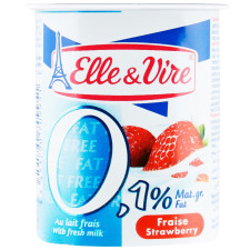 Десерт молочний ElleVire Полуниця 0,1% 125г mini slide 1