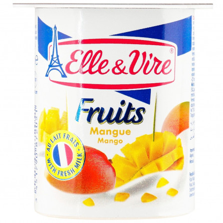 Десерт молочный Elle&amp;Vire манго 1,5% 125г slide 1