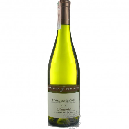 Вино Ferraton Pere &amp;amp; Fils Samorens Blanc Cotes du Rhone белое сухое 14% 0,75л slide 1