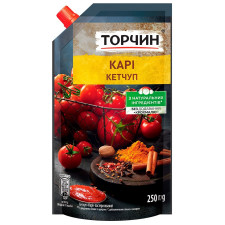 Кетчуп ТОРЧИН® Карі 250г mini slide 1