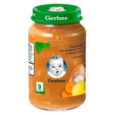 Пюре Gerber Говядина по-домашнему с морковью 190г mini slide 1