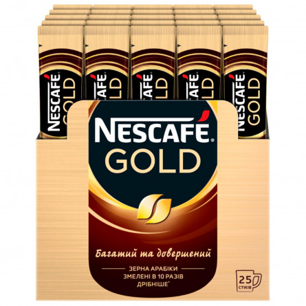 Кава NESCAFÉ® Gold розчинна стік 25*1,8г slide 3