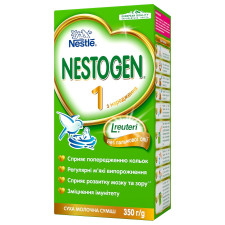 Суміш молочна Neastle Nestogen L. Reuteri 1 з пребіотиками для дітей з народження суха 350г mini slide 1