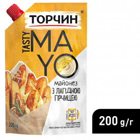Майонез ТОРЧИН® Tasty Mayo с горчицей 200г slide 4
