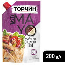 Майонез ТОРЧИН® Tasty Mayo з соусом барбекю 200г mini slide 4