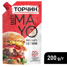 Майонез ТОРЧИН® Tasty Mayo с кетчупом 200г mini slide 4