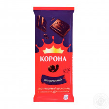 Шоколад Корона экстрачерный 72% 90г mini slide 2