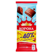 Шоколад молочний Корона 2шт 85г mini slide 2