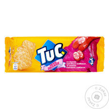 Крекер Tuc солоний зі смаком копчених ковбасок 100г mini slide 2