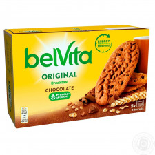 Печиво Belvita з какао і шоколадними шматочками 225г mini slide 1
