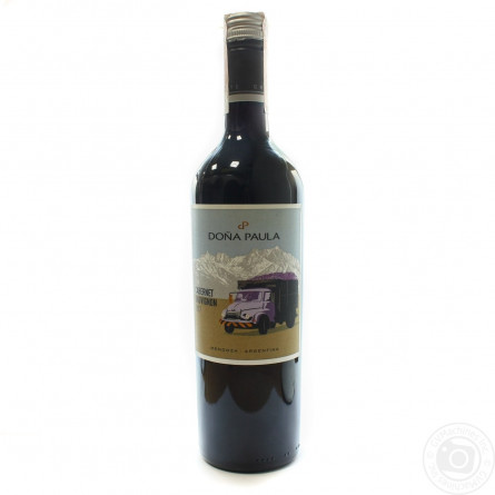 Вино Dona Paula Truck Cabernet Sauvignon Mendoza червоне сухе 13,5% 0,75л slide 1