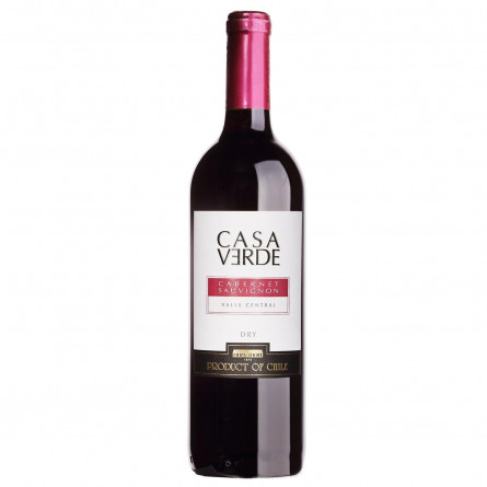 Вино Casa Verde Cabernet-Sauvignon красное сухое 13% 0,75л slide 1