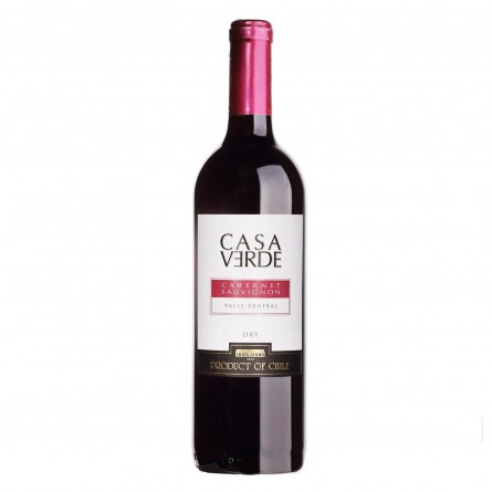 Вино Casa Verde Cabernet-Sauvignon красное сухое 13% 0,75л slide 2