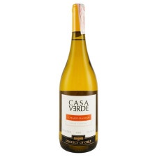 Вино Casa Verde Шардоне біле сухе 13.5% 0,75л mini slide 1