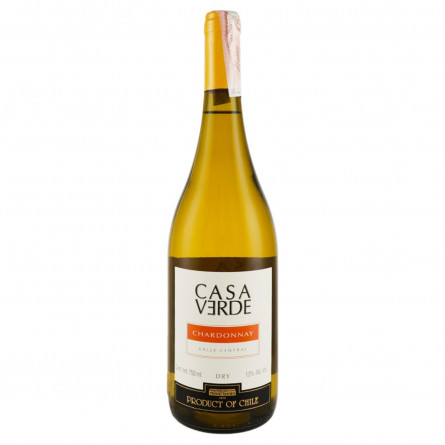 Вино Casa Verde Шардоне белое сухое 13.5% 0,75л slide 2