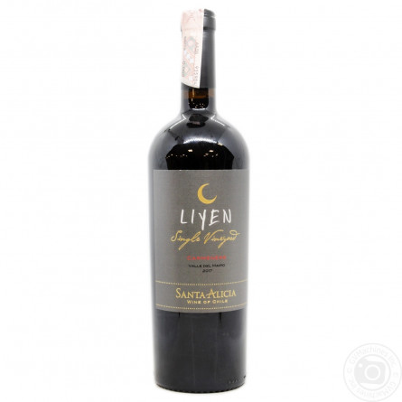 Вино Santa Alicia Liyen Single Vineyard Carmenere Valle del Maipo червоне сухе 14% 0,75л slide 2