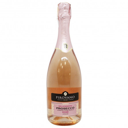 Вино игристое Pirovano Prosecco Rose розовое сухое 11% 0,75л slide 1