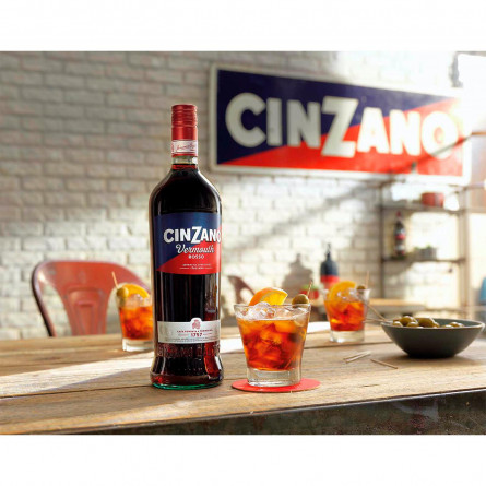 Вермут Cinzano Rosso красный десертный 15% 1л slide 2