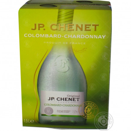 Вино JP. Chenet Colombard-Chardonnay белое сухое 11% 1.5л slide 1