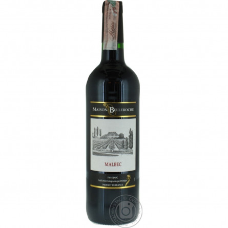 Вино червоне Paul Sapin Maison Belleroche Malbec сухе 	13% 0.75л slide 1