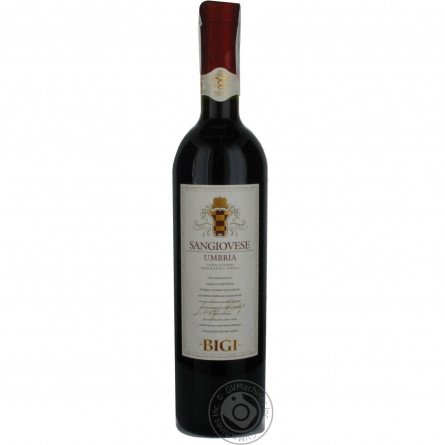 Вино Bigi Sangiovese червоне сухе 13,5% 0,75л slide 1