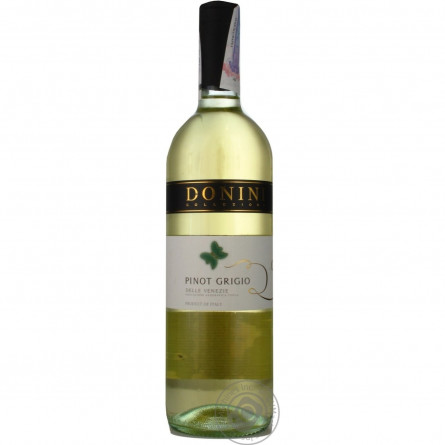 Вино Donini Pinot Grigio Provincia di Pavia біле сухе 12% 0,75л slide 1