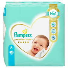 Подгузники Pampers Premium Care размер 5 Junior 11-16кг 30шт mini slide 7