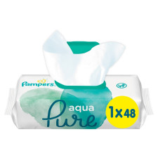 Cерветки Pampers Aqua Pure 48шт mini slide 1