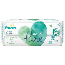 Cерветки Pampers Aqua Pure 2x48шт mini slide 4
