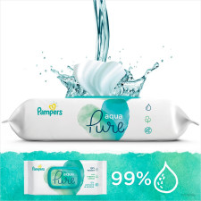 Cерветки Pampers Aqua Pure 2x48шт mini slide 5