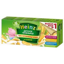 Печиво Heinz дитяче 6 злаків 160г mini slide 1