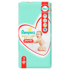 Подгузники-трусики Pampers Premium Care Pants размер 3 Midi 6-11кг 48шт mini slide 7