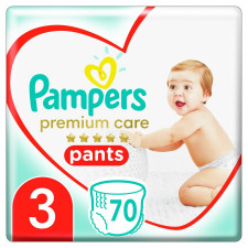 Подгузники-трусики Pampers Premium Care Pants размер 3 Midi 6-11кг 70шт mini slide 1