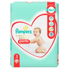 Підгузки-трусики Pampers Premium Care Pants розмір 3 Midi 6-11кг 70шт mini slide 4