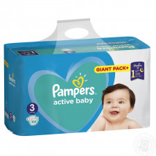 Подгузники Pampers Active Baby размер 3 6-10кг 104шт mini slide 2