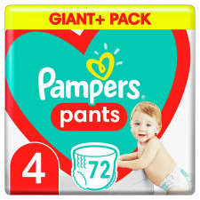 Подгузники-трусики Pampers Pants Размер 4 9-15кг 72шт mini slide 1