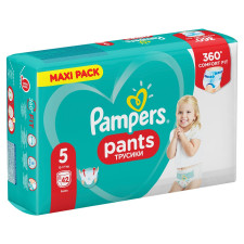 Подгузники-трусики Pampers Pants размер 5 Junior 12-17кг 42шт mini slide 6