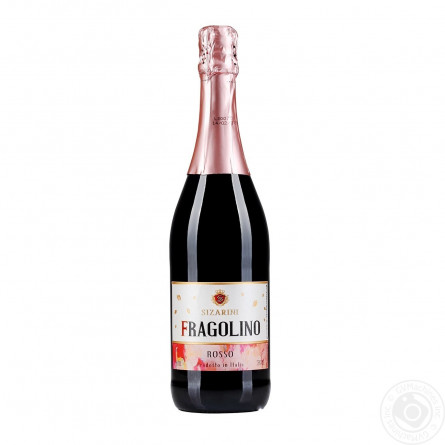 Вино ігристе Sizarini Fragolino Rosso червоне солодке 7,5% 0,75л slide 1
