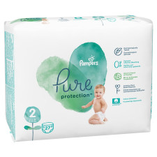 Подгузники Pampers Pure Protection Mini 4-8кг 27шт mini slide 4
