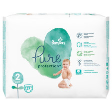 Подгузники Pampers Pure Protection Mini 4-8кг 27шт mini slide 6