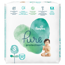 Подгузники Pampers Pure Protection Midi 10кг 22шт mini slide 6