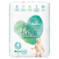 Подгузники Pampers Pure Protection Maxi 9-14кг 19шт mini slide 7
