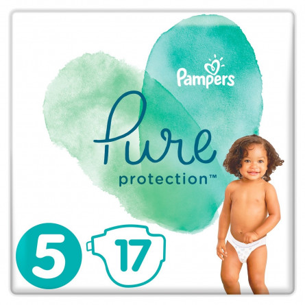Подгузники Pampers Pure Protection Junior 11-16кг 17шт slide 1