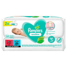Cерветки Pampers Sensitive 2x52шт mini slide 3