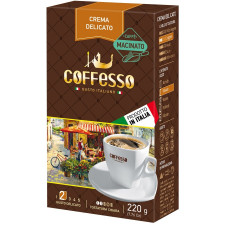 Кава Coffesso Crema Delicato мелена 220г mini slide 1