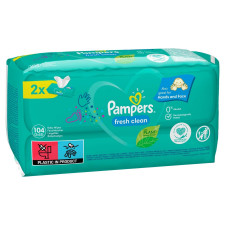 Cерветки Pampers Fresh Clean 2х52шт mini slide 3