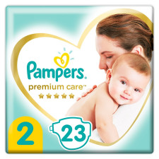 Підгузки Pampers Premium Care розмір 2 Mini 4-8кг 23шт mini slide 1