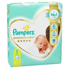 Підгузки Pampers Premium Care розмір 1 Newborn 2-5кг 78шт mini slide 6