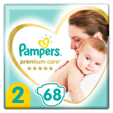Підгузки Pampers Premium Care розмір 2 Mini 4-8кг 68шт mini slide 1